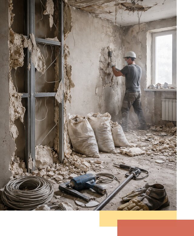 Профессиональный демонтаж зданий и конструкций в Костомукше