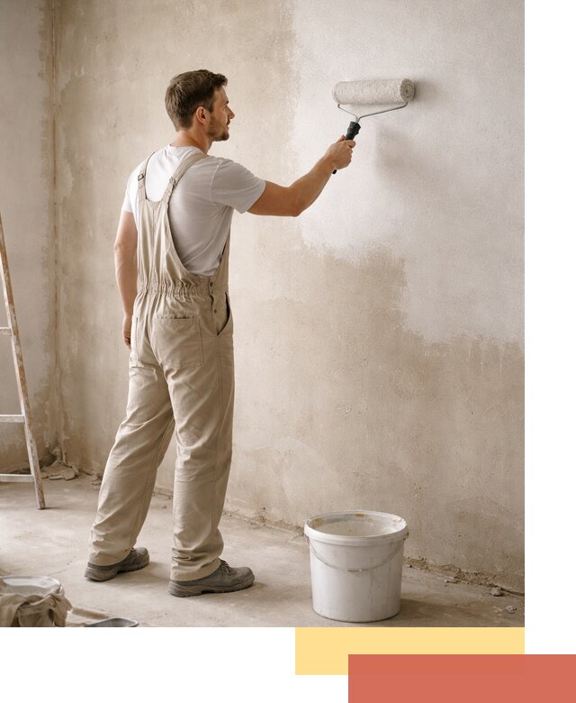 Грунтовка стен под отделку в Костомукше профессиональным раствором