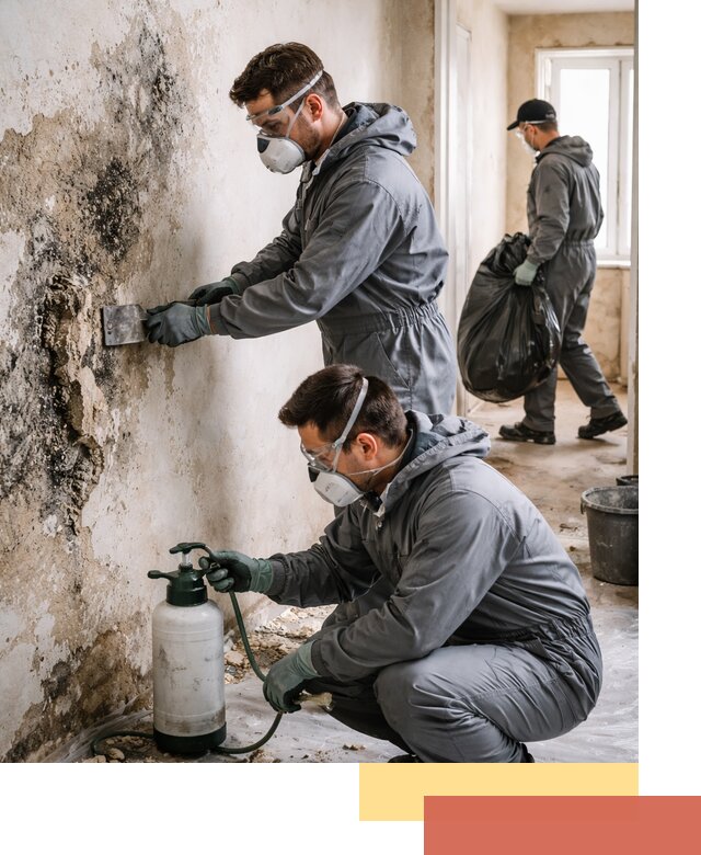 Удаление плесени со стен профессионально в Костомукше