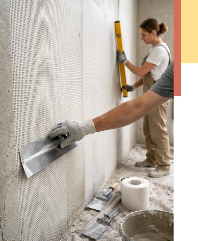 Армирование стен стеклосеткой в Костомукше от 3265 руб. под ключ | ОТДЕЛОЧНИК-Ктм