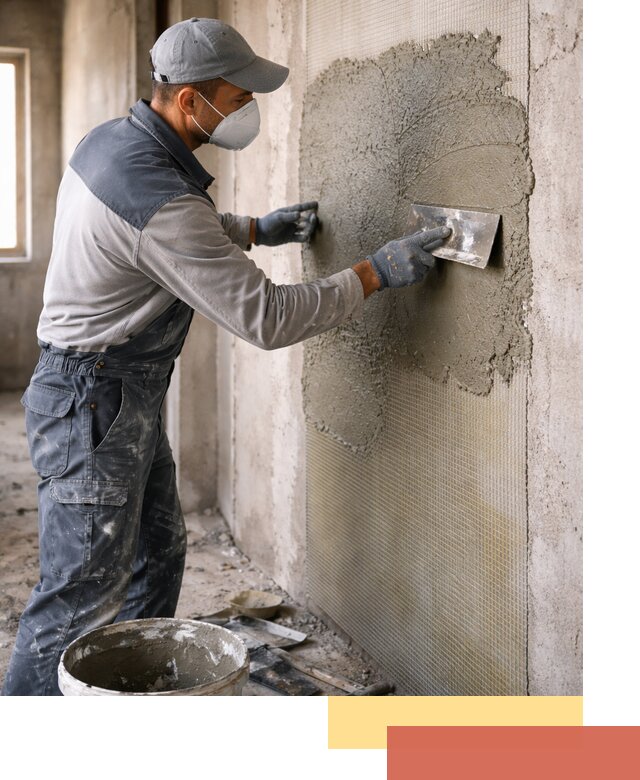 Штукатурка стен по сетке в Костомукше под ключ качественно и быстро