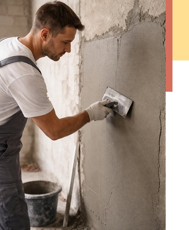 Штукатурка стен под плитку в Костомукше от 4285 руб./м2 — выравнивание под плитку | ОТДЕЛОЧНИК-Ктм