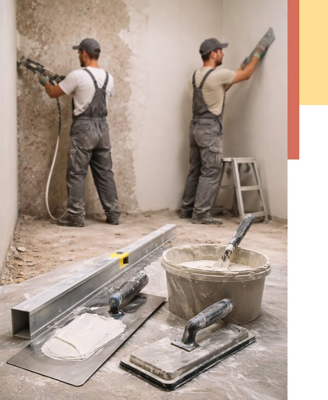 Штукатурка стен под обои в Костомукше от 4591 руб./м2 — выравнивание под обои | ОТДЕЛОЧНИК-Ктм