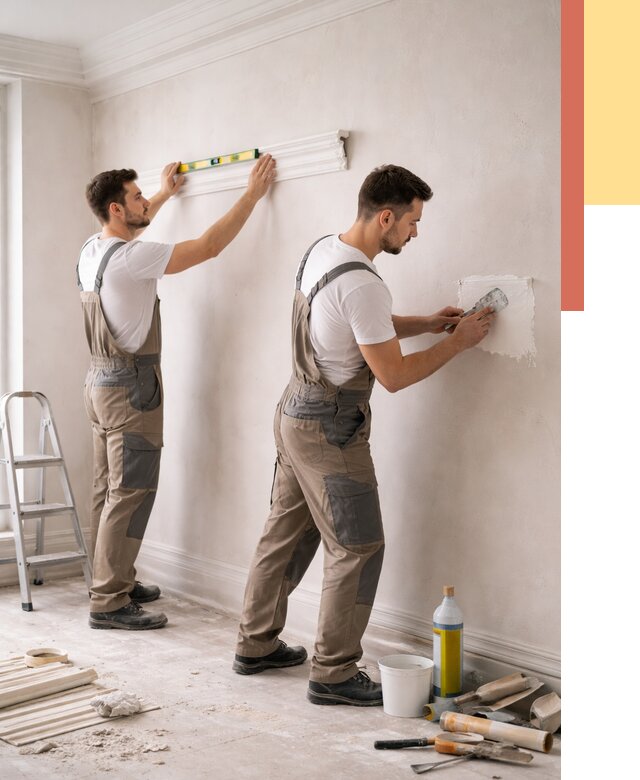 Монтаж лепнины на стены в Костомукше от 4591 руб. — недорого, быстро | ОТДЕЛОЧНИК-Ктм