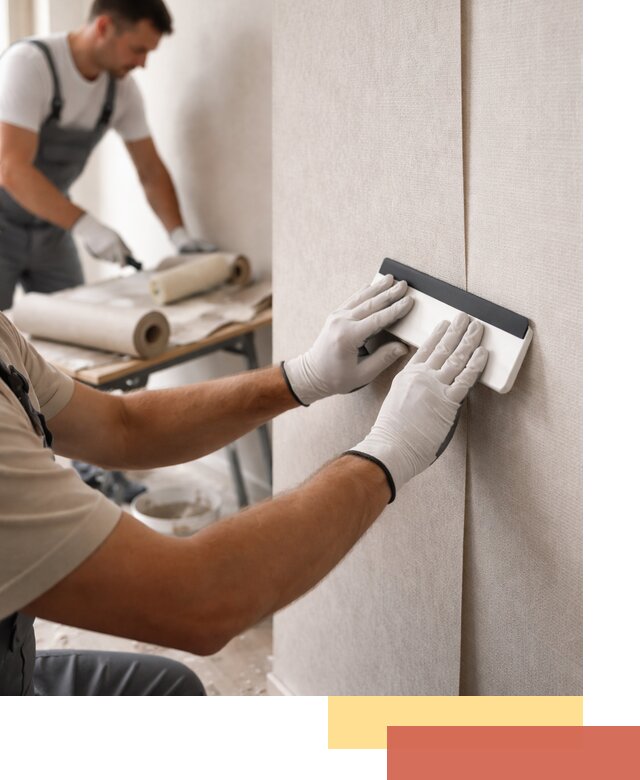 Поклейка обоев под покраску в Костомукше профессионально и быстро