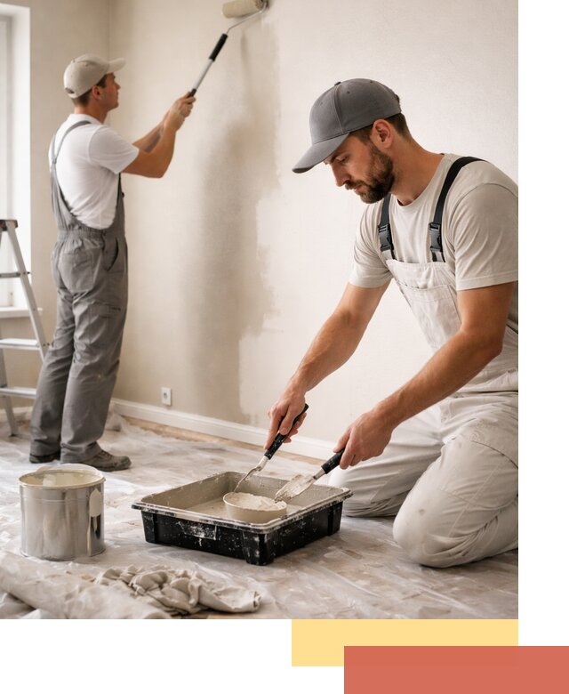 Покраска стен в квартире в Костомукше — профессионально и аккуратно