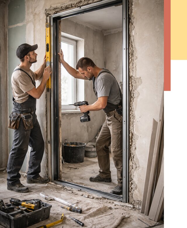 Закладка дверного проема в Костомукше от 3571 руб. — быстро и недорого | ОТДЕЛОЧНИК-Ктм