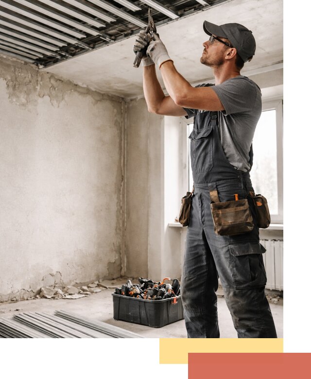 Демонтаж реечного потолка в Костомукше быстро и аккуратно