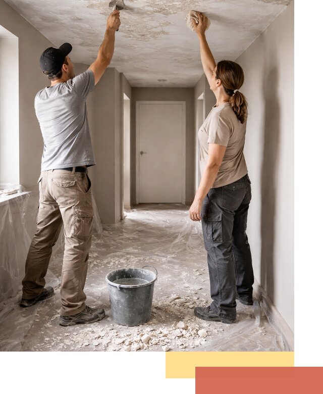 Удаление побелки с потолка в Костомукше — быстро и аккуратно