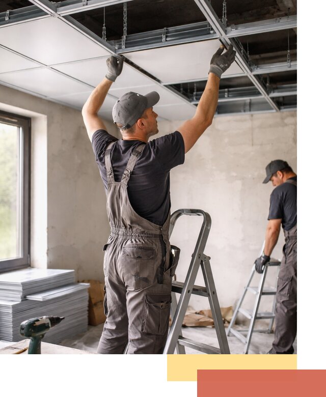 Монтаж кассетного потолка в Костомукше качественно и быстро