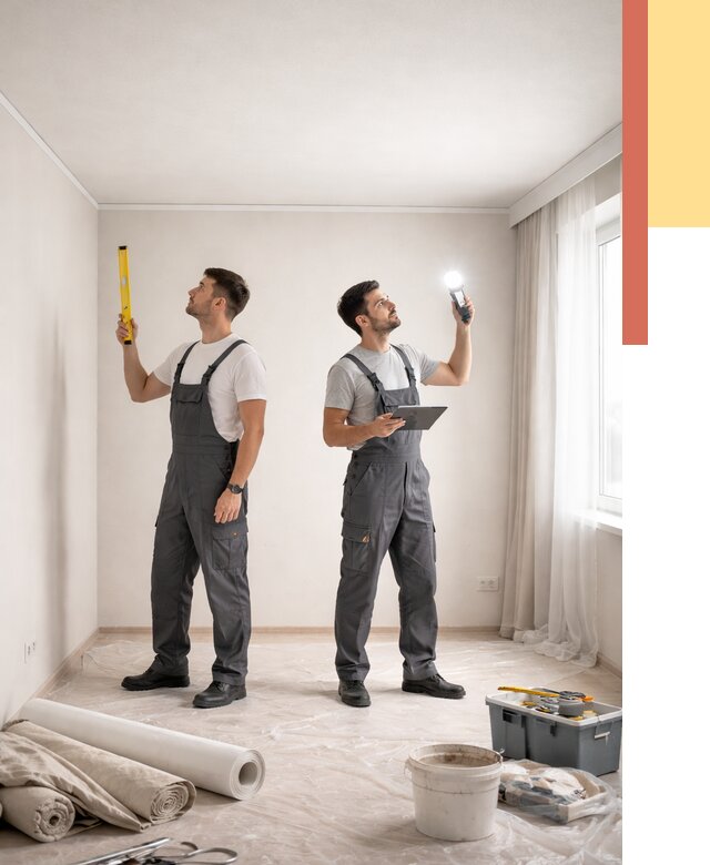 Отделка потолка в Костомукше недорого от 765 руб/м2 | Услуги ОТДЕЛОЧНИК-Ктм