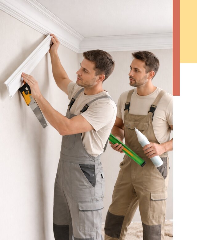 Монтаж потолочного плинтуса в Костомукше от 2346 руб. — быстро и недорого | ОТДЕЛОЧНИК-Ктм