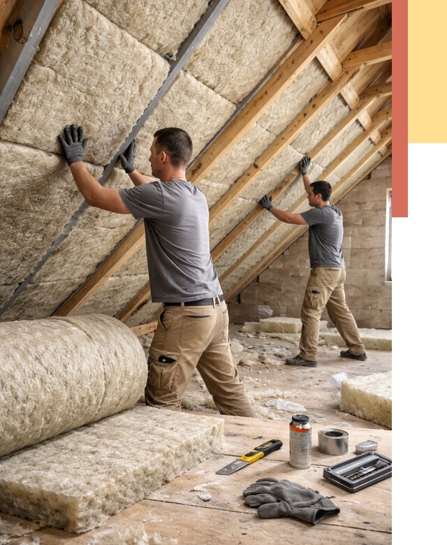 Утепление потолка минватой в Костомукше от 1479 руб. — быстро и недорого | ОТДЕЛОЧНИК-Ктм