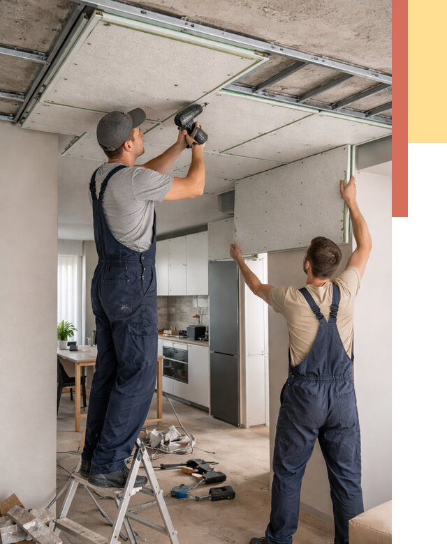 Шумоизоляция потолка панелями зипс в Костомукше от 1887 руб. под ключ | ОТДЕЛОЧНИК-Ктм